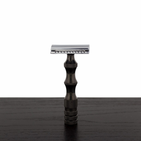 WCS Black Titanium Collection Razor, 84BT - West Coast Shaving